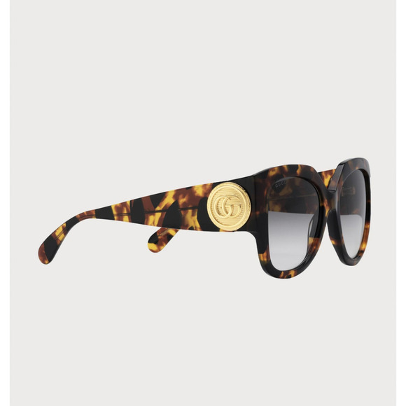 NWT Gucci GG1407S-002 Havana Oversized 54mm Sunglasses main image 5